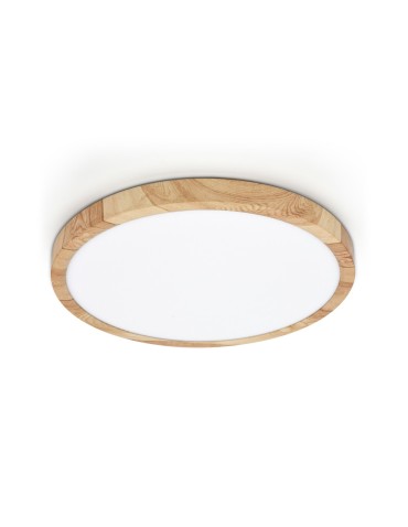 Italux Alata Plafond 1xLED 24W 2900 lm 2800K+4000K+ 6000K IP44 wood PLF-72836-300R-24W-WO
