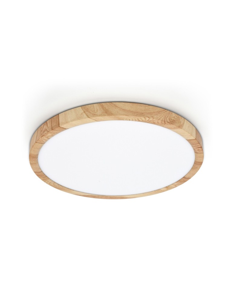 LED Plafonds - Italux Alata Plafond 1xLED 24W 2900 lm 2800K+4000K+ 6000K IP44 wood PLF-72836-300R-24W-WO - product kolory-swiatla.pl 1