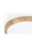 LED Plafonds - Italux Alata Plafond 1xLED 24W 2900 lm 2800K+4000K+ 6000K IP44 wood PLF-72836-300R-24W-WO - product 2
