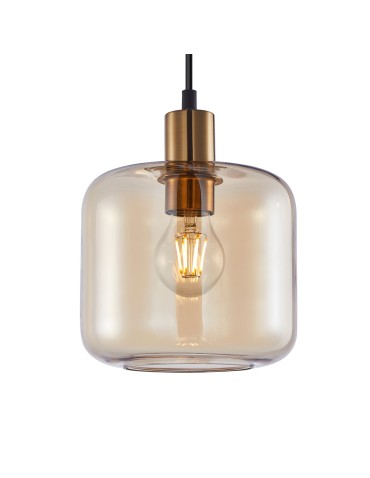 Italux Zona Pendant 1xE27 40W Gold PND-29257A-1-BRO-AMB