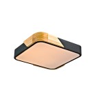 LED Plafonds - Italux Santer Surface Mounted 1xLED 24W 2400 lm 3000K (Warm White) Wood, Black PLF-13187-BK-WO - product 2