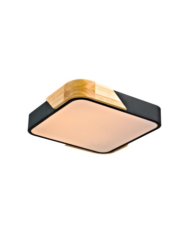 Italux Santer Surface Mounted 1xLED 24W 2400 lm 3000K (Warm White) Wood, Black PLF-13187-BK-WO - product 2