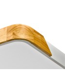 LED Plafonds - Italux Santer Surface-mounted 1xLED 24W 2400 lm 3000K (Warm White) Wood, white PLF-13187-WH-WO - product 3
