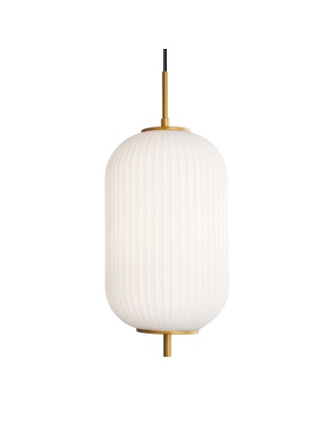 Italux Olmeto Pendant 1xE27 10W Gold PND-28798-1-GD-WH