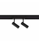 Magnetic rail lamps - Italux Magnetic Reno Double for Magnetic System 2xLED 10W 830 lm 3000K (Warm White) Black TRM-37283-2X5W-3K - product 1