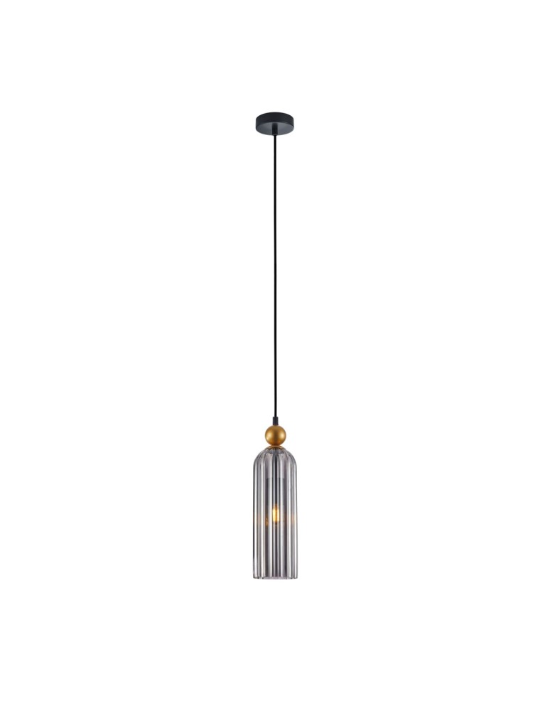 Single pendant lamps - Italux Levie Pendant 1xE27 40W Gold PND-28636-1L-GD-SG - product kolory-swiatla.pl 2