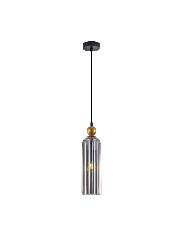 Single pendant lamps - Italux Levie Pendant 1xE27 40W Gold PND-28636-1L-GD-SG - product kolory-swiatla.pl 3