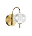 Modern wall lamps - Italux Lazie Wall lamp 1xLED 5W 500 lm 3000K (Warm white) Gold WL-29038-1-GD - product 1