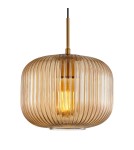 Single pendant lamps - Italux Gavino Pendant 1xE27 40W Gold PND-26476-1-BRO-AMB - product 1