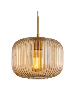 Italux Gavino Pendant 1xE27 40W Gold PND-26476-1-BRO-AMB