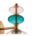 Designer wall lamps - Italux Busco Wall lamp 1xE27 40W Gold WL-30263-1B-BRO-AMB - product 2