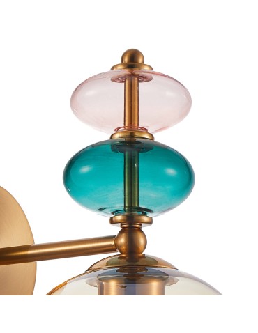 Italux Busco Wall lamp 1xE27 40W Gold WL-30263-1B-BRO-AMB - product 2