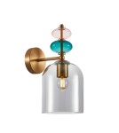 Designer wall lamps - Italux Busco Wall lamp 1xE27 40W Gold WL-30263-1B-BRO-SG - product 1