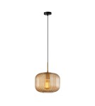Single pendant lamps - Italux Gavino Pendant 1xE27 40W Gold PND-26476-1-BRO-AMB - product 3