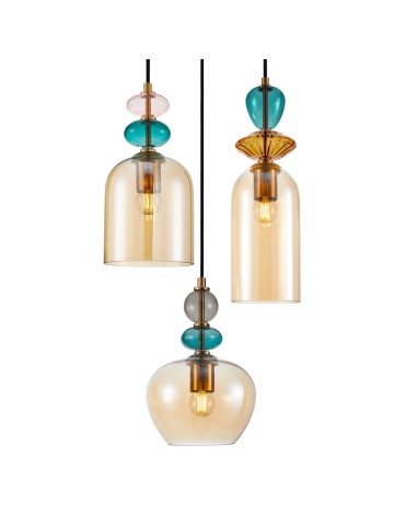 Italux Busco Pendant 3xE27 40W Gold, Black PND-30263-3A-BRO-AMB - product 2