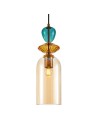 Italux Busco Pendant 1xE27 40W Gold, Black PND-30263-1C-BRO-AMB