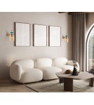 Designer wall lamps - Italux Busco Wall lamp 1xE27 40W Gold WL-30263-1B-BRO-AMB - product 3