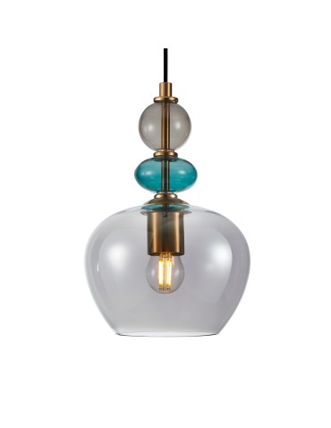 Italux Busco Pendant 1xE27 40W Gold, Black PND-30263-1A-BRO-SG