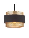 Italux Bans Pendant 1xE27 40W Gold, Black PND-27467-1-BK-GD