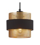 Pendant lamps on a strip - Italux Bans Pendant 3xE27 40W Gold, Black PND-27467-3-BK-GD - product 2