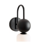 Retro wall lamps - Maxlight Wall lamp Roma Black W0381 - product 3