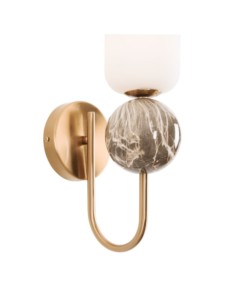 Retro wall lamps - Maxlight Wall lamp Roma Gold W0380 - product kolory-swiatla.pl 3