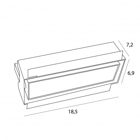 Maxlight Oprawa Wpustowa Modular, Do Skompletowania Z Modułem Hm180 I Trafo Ht180 H180.08