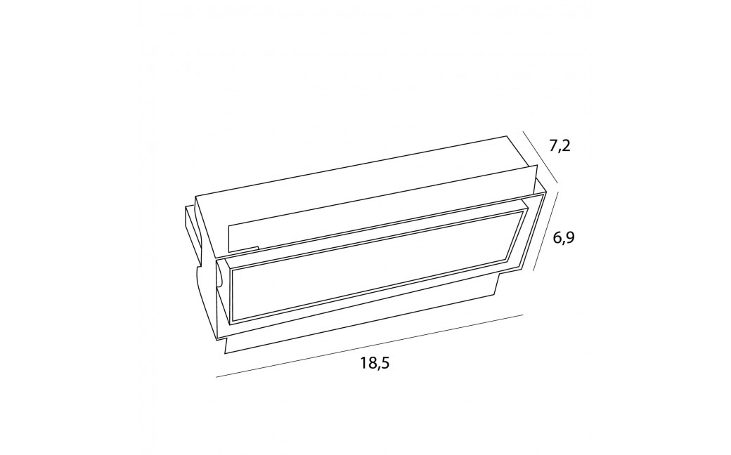 Maxlight Oprawa Wpustowa Modular, Do Skompletowania Z Modułem Hm180 I Trafo Ht180 H180.08