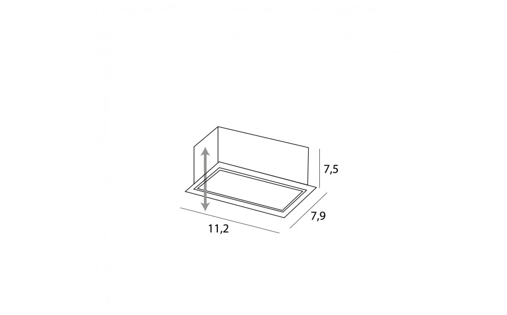 Maxlight Oprawa Wpustowa Modular, Do Skompletowania Z Modułem Hm180 I Trafo Ht180 H180.02