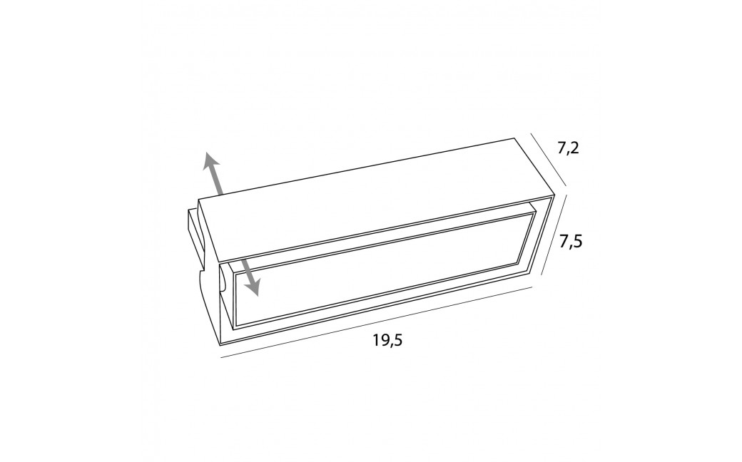 Maxlight Oprawa Wpustowa Modular, Do Skompletowania Z Modułem Hm180 I Trafo Ht180 H180.04