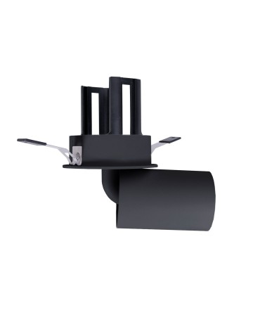 Maxlight Halo F Black Flush Mounted Ceiling Lamp H0131.