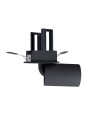Maxlight Halo F Black Flush Mounted Ceiling Lamp H0131.