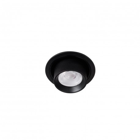 Maxlight Lampa Sufitowa Halo F Black Podtynkowa H0131