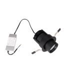 Recessed ceiling spotlights - Maxlight Halo F Black Flush Mounted Ceiling Lamp H0131. - product 4