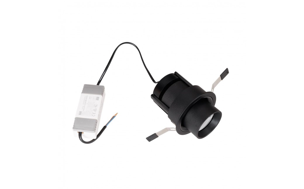 Maxlight Lampa Sufitowa Halo F Black Podtynkowa H0131