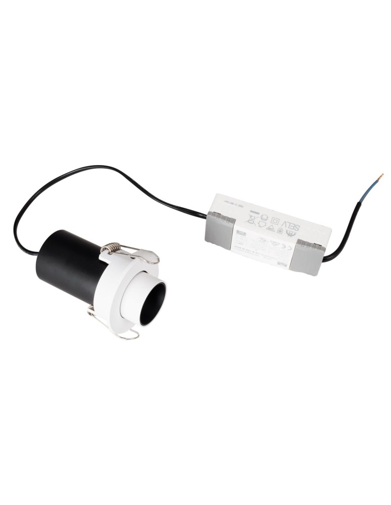 Recessed ceiling spotlights - Maxlight Halo E White Flush Mounted Ceiling Lamp H0128. - product kolory-swiatla.pl 4