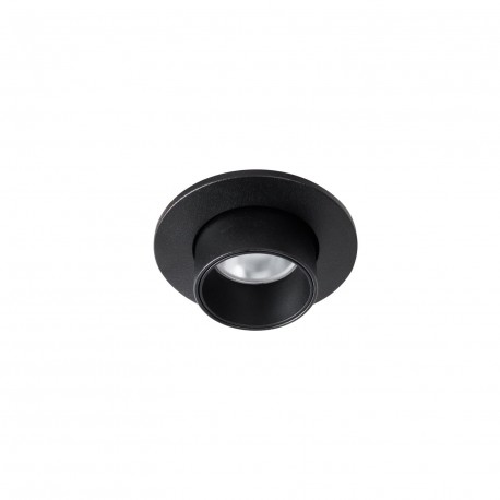 Maxlight Lampa Sufitowa Halo E Black Podtynkowa H0129