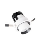 Recessed ceiling spotlights - Maxlight Halo F White Flush Mounted Ceiling Lamp H0130. - product 2
