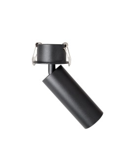 Maxlight Halo C Black Flush Mounted Ceiling Lamp H0125.