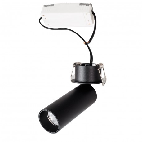 Maxlight Lampa Sufitowa Halo C Black Podtynkowa H0125