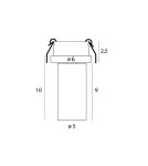 Recessed ceiling spotlights - Maxlight Halo D White Flush Mounted Ceiling Lamp H0126. - product 3