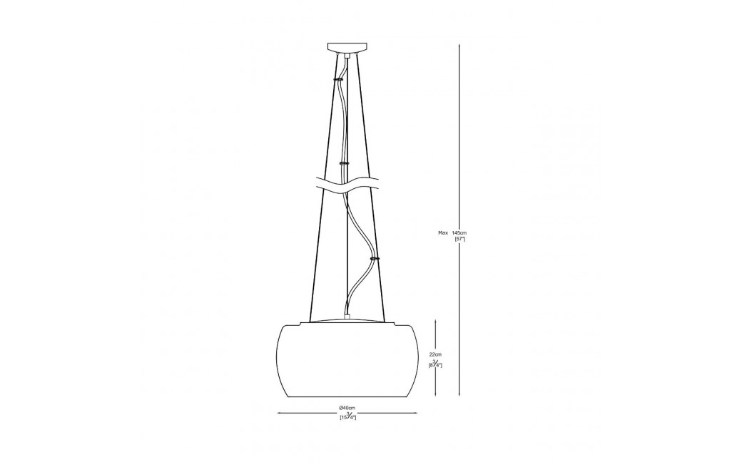 Zuma Line Crystal 40cm P0076-05L-F4FZ Wisząca