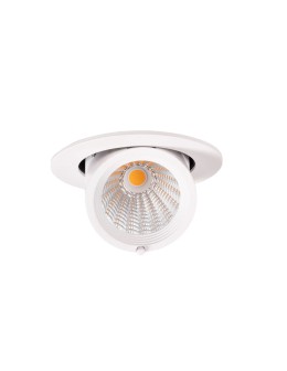 Maxlight Oprawa Wpustowa Rubio 10W Biała H0132