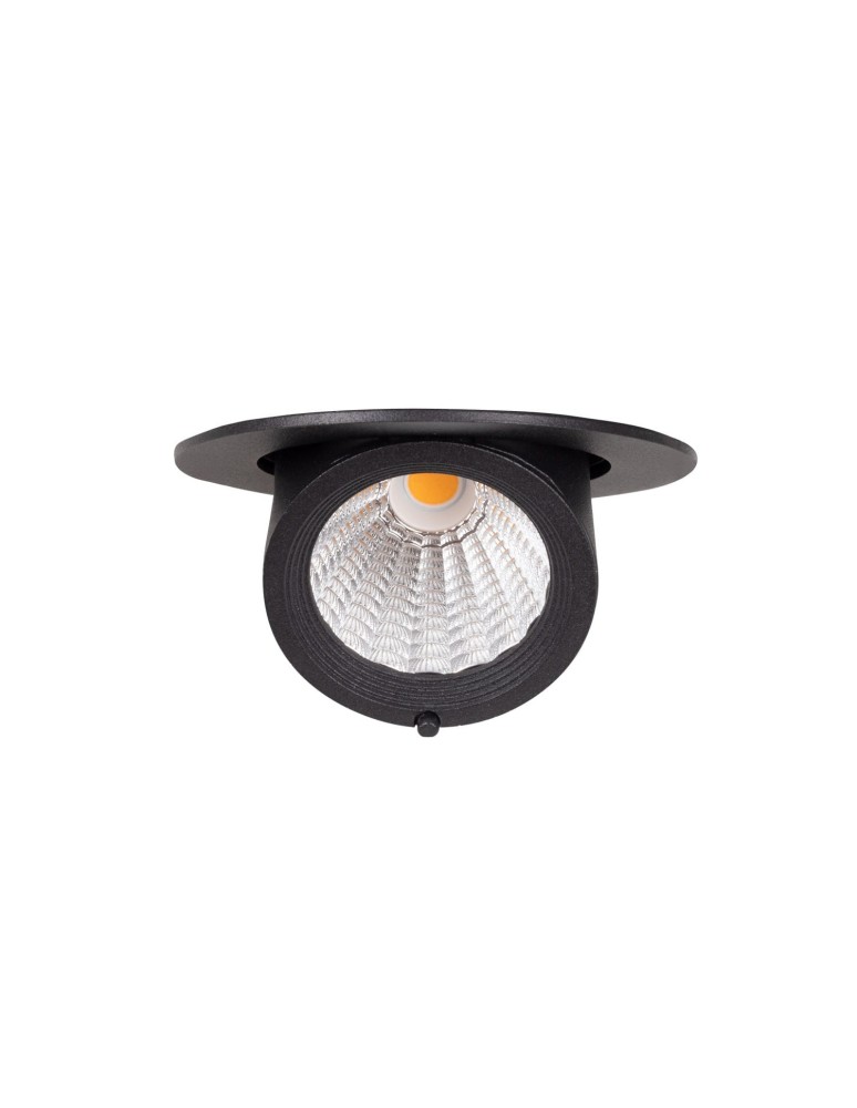 LED flush-mounted lamps - Maxlight Rubio 10W Black H0133 recessed luminaire. - product kolory-swiatla.pl 1