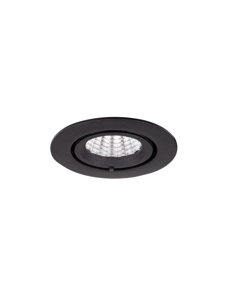 LED flush-mounted lamps - Maxlight Rubio 10W Black H0133 recessed luminaire. - product kolory-swiatla.pl 3