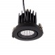 Maxlight Oprawa Wpustowa Rubio 10W Czarna H0133