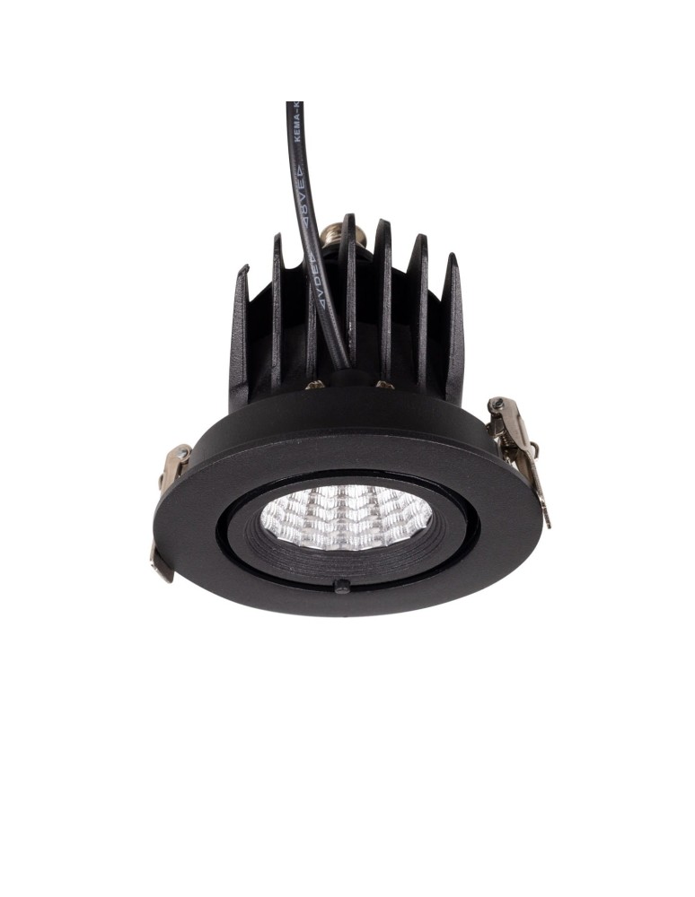 LED flush-mounted lamps - Maxlight Rubio 10W Black H0133 recessed luminaire. - product kolory-swiatla.pl 5