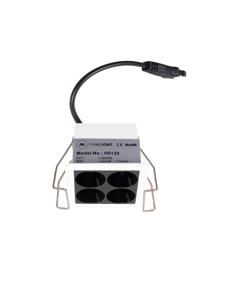 LED flush-mounted lamps - Maxlight X-Line Recessed Luminaire, To be Completed with Trafo Ht0135 H0135. - product kolory-swiatla.pl 4