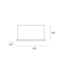 LED flush-mounted lamps - Maxlight X-Line Recessed Luminaire, To be Completed with Trafo Ht0135 H0135. - product 5