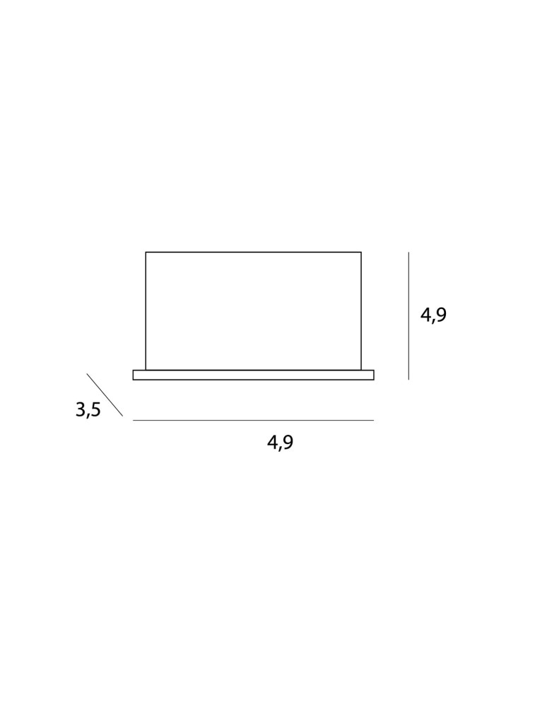 LED flush-mounted lamps - Maxlight X-Line Recessed Luminaire, To be Completed with Trafo Ht0135 H0135. - product kolory-swiatla.pl 5